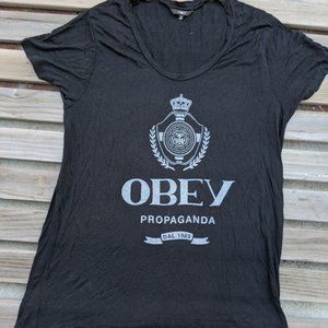 Obey Propaganda black T-shirt M